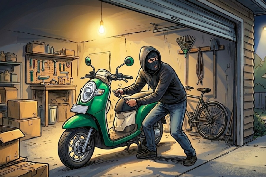 Aksi Maling Motor Digagalkan Warga, Pelaku Tertangkap Saat Dorong Scoopy