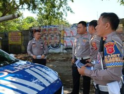 Cegah Kemacetan dan Kecelakaan, Satlantas Polres Cirebon Kota Monitoring Titik Blackspot
