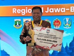 Pemkab Majalengka Raih Penghargaan Terbaik Kendalikan Inflasi di Jawa-Bali