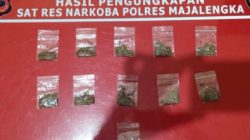 Polres Majalengka Bongkar Peredaran Tembakau Sintetis di Sumberjaya
