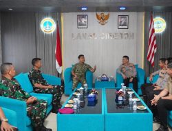Kapolres Cirebon Kota dan Danlanal Perkuat Soliditas TNI-Polri