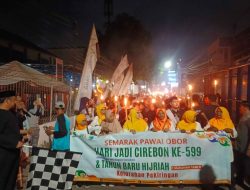 Pawai Obor Semarakkan Hari Jadi Kota Cirebon ke-599