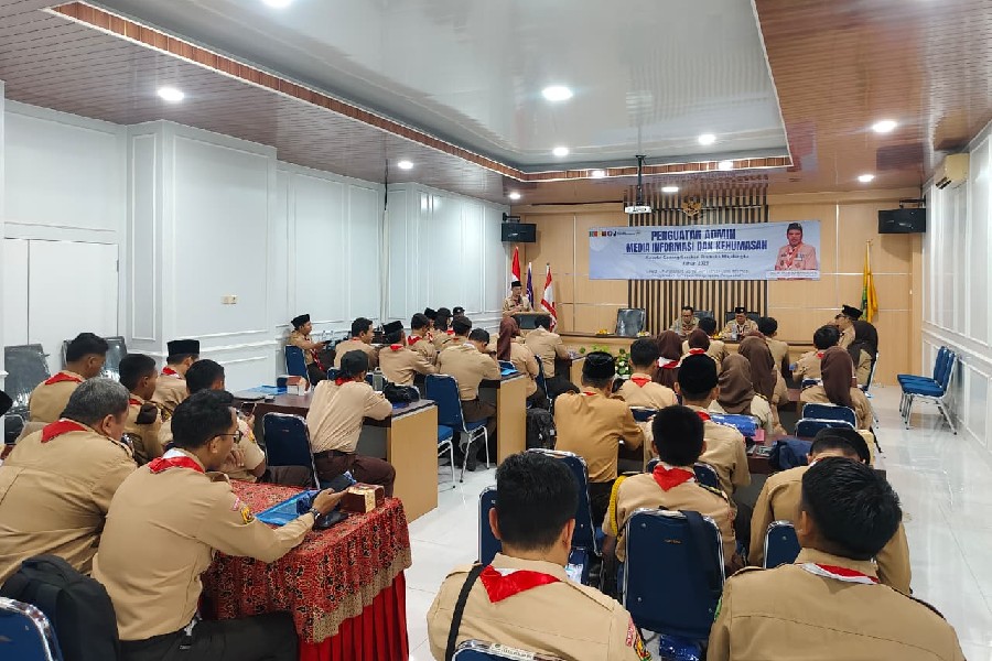 Pramuka Majalengka Perkuat Admin Media dan Kehumasan di Era Digital