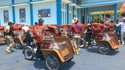 Dapat Becak Listrik, Pengayuh Tak Lagi Bayar Sewa