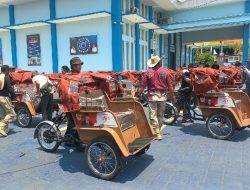 Dapat Becak Listrik, Pengayuh Tak Lagi Bayar Sewa