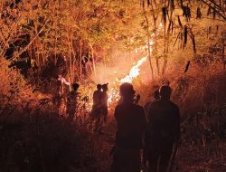 Kebakaran Lahan di Gunung Margatapa Majalengka Meluas hingga 1,5 Hektare