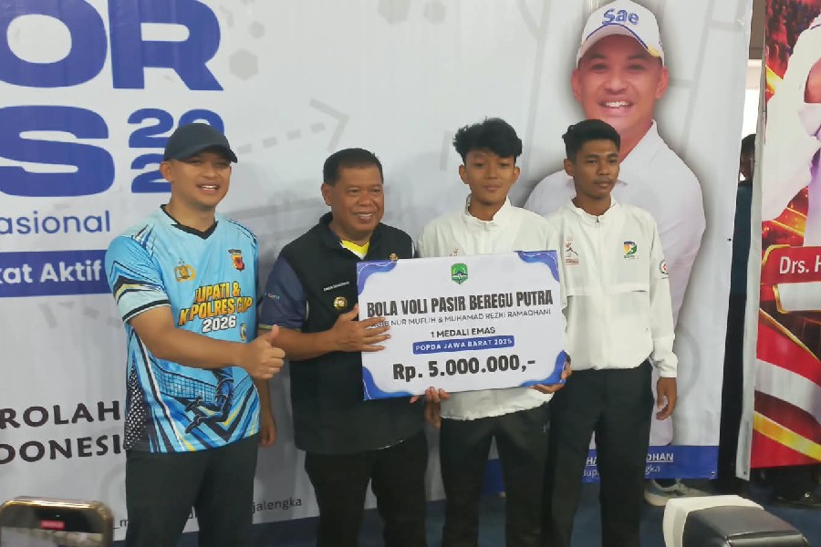 Sebanyak 23 Atlet dan Pelatih Majalengka Terima Bonus Prestasi