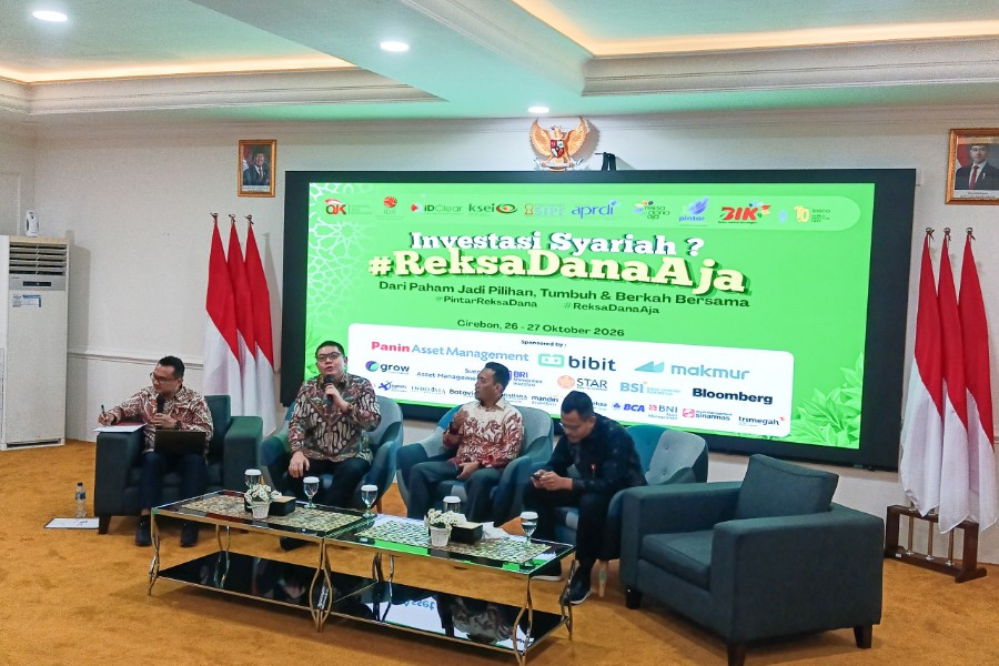 Sosialisasi dan Edukasi Reksa Dana Syariah di Kantor OJK Cirebon, Senin (26/10/2026).