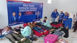 Donor Darah Demokrat Kabupaten Cirebon Libatkan Ratusan Warga