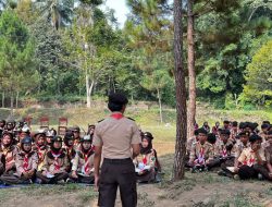 Perkemahan Calon Penegak SMAN 1 Jatitujuh Asah Kemandirian Siswa